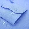 Camicia da lavoro bianca Oxford a maniche lunghe da uomo di alta gamma
