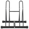 Vidaxl 2-Bike Stand, Freestanding, Galvanized Steel