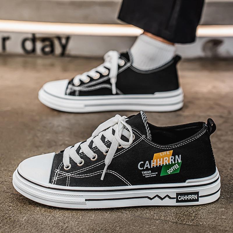 

Low-top board shoes youth canvas shoes student versatile casual men s shoes spring and summer men s literary trend shoes 39