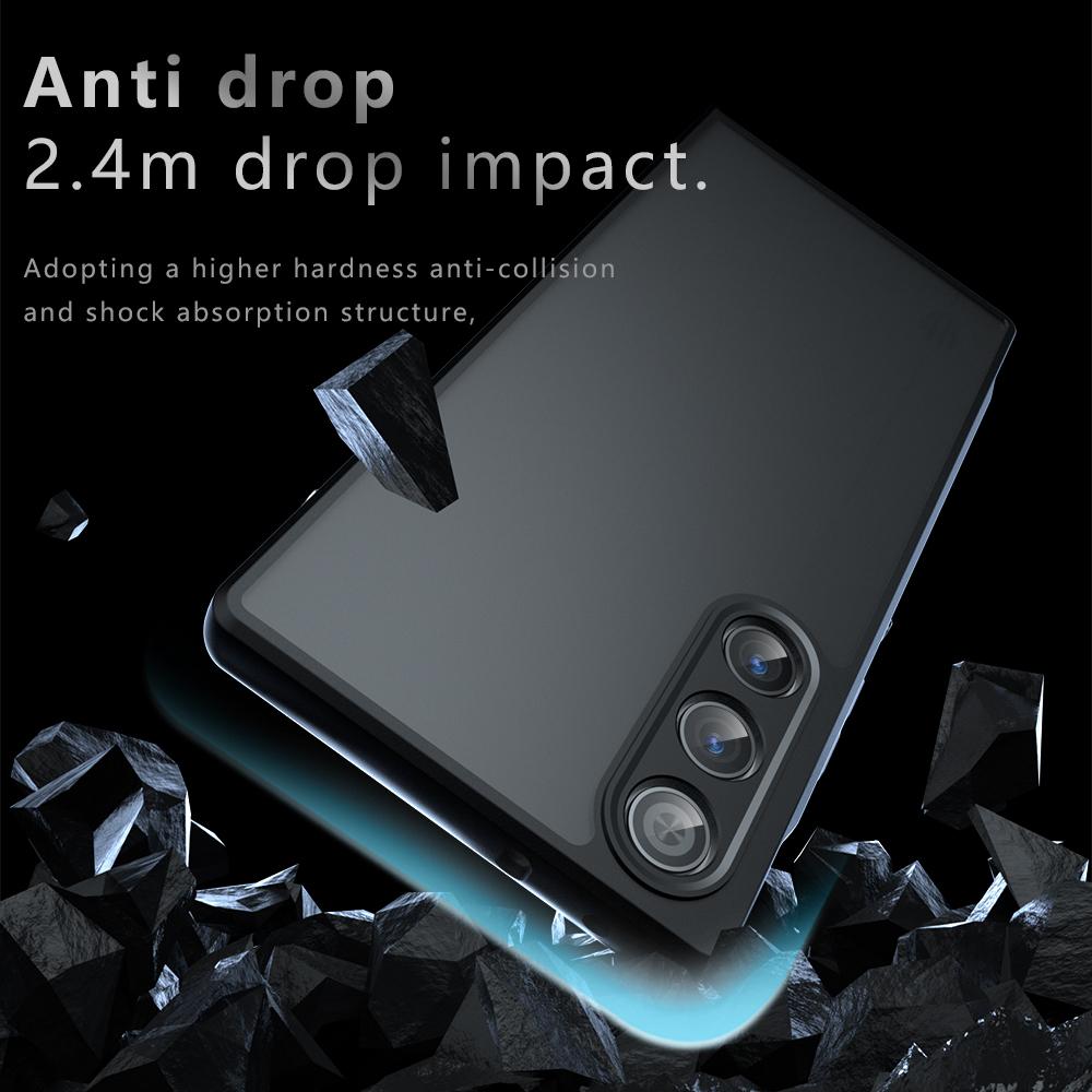For ZTE nubia RedMagic 10 Air Case ZTE nubia RedMagic 10 Air Cover Luxury Matte PC + TPU Shockproof Protective Phone Back Cover