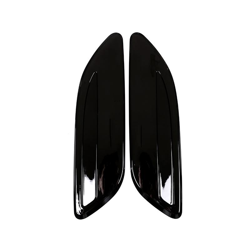 

2 Pcs ABS Silver Hood Air Vent Outlet Wing Trim For Range Rover Velar 2017 2018 Car Exterior Decoration Accessories чорний