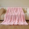 Super Soft and Comfortable Pretty Blanket (130*160cm,pink)