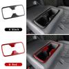 LHD RHD Car Front Rear Drain Cup Holder Real Soft Carbon Fiber Sticker For Toyota RAV4 XA50      2024 2025