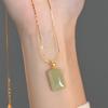 Women's High-End Jade Clavicle Pendant Necklace – Light Luxury Niche Design