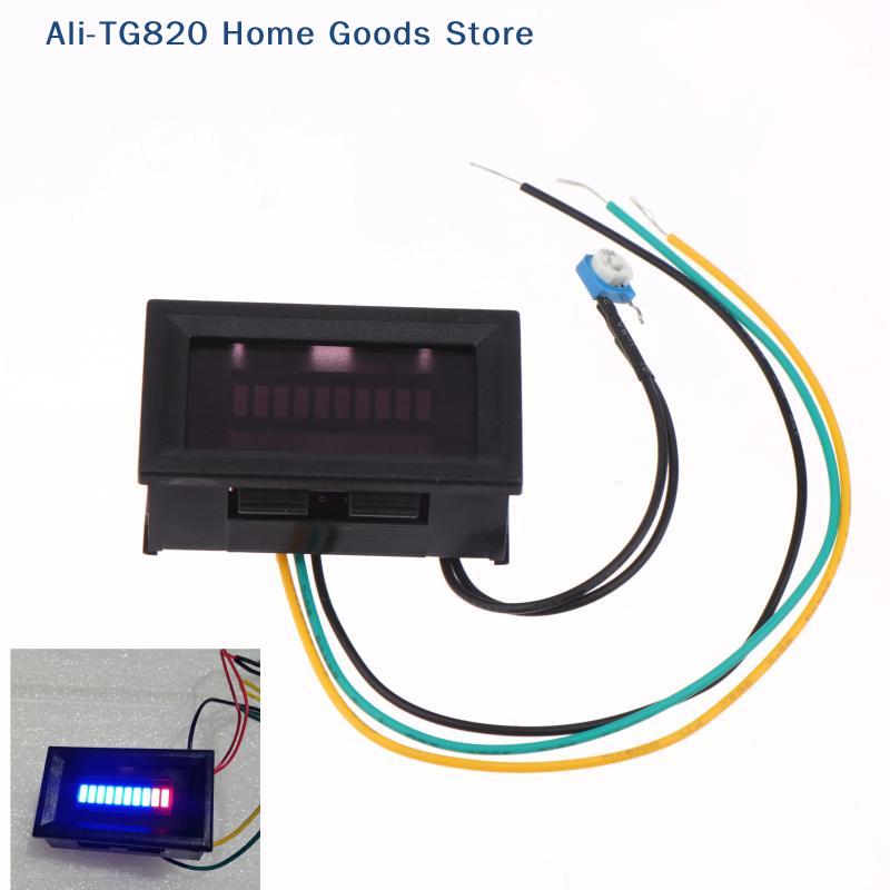 [TG820]Fuel Level Gauge Indicator 12V Universal Motorcycle Car Oil Scale Meter LED Oil Scale Meter