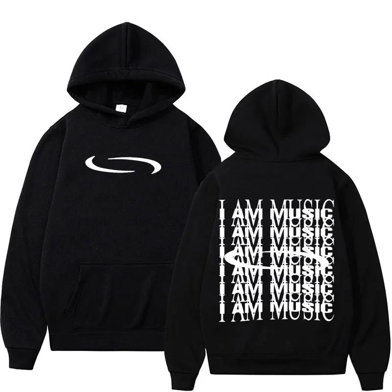 Playboi Carti I AM MUSIC Logo Hoodie Opium Ken Carson Narcissist Tour Antagonist Rap Sweatshirt Men Casual loose Oversized Hoody