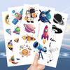 New Space Astronaut Party Tattoo Stickers Waterproof Party Party Party Gift Funny Fun Face Stickers
