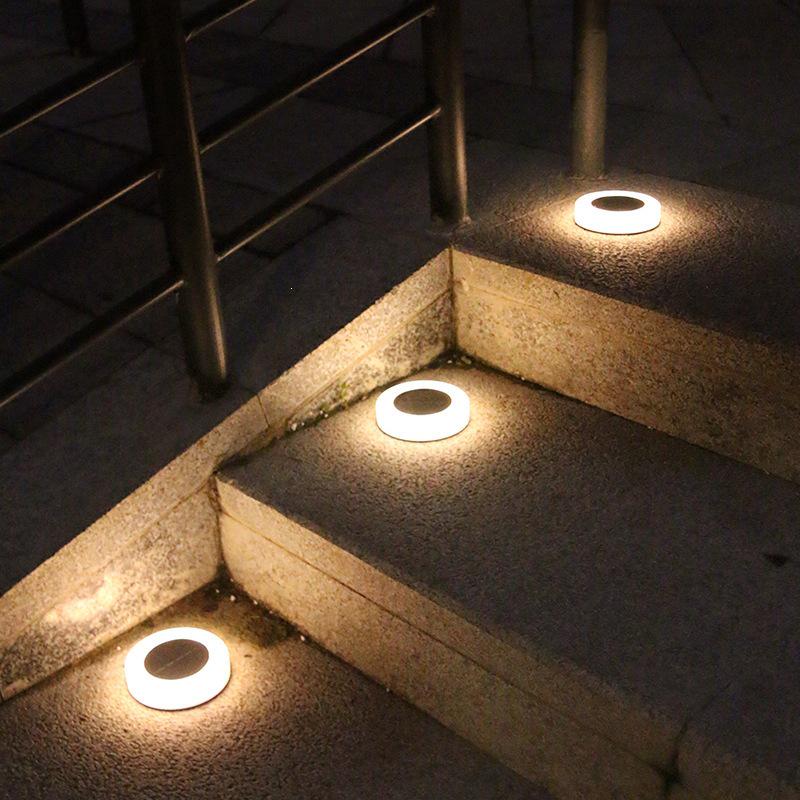Outdoor Solar Waterproof Frosted Pathway and Deck Light