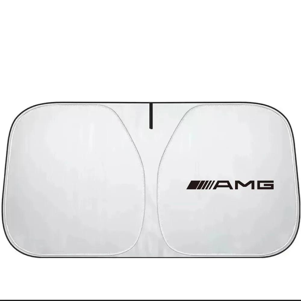 UV Car Front Windshield Sunshade Sunshade Protective Cover For Mercedes Benz AMG W203 W206 W220 W205 W211 W212 GLE GLC GLK GLS