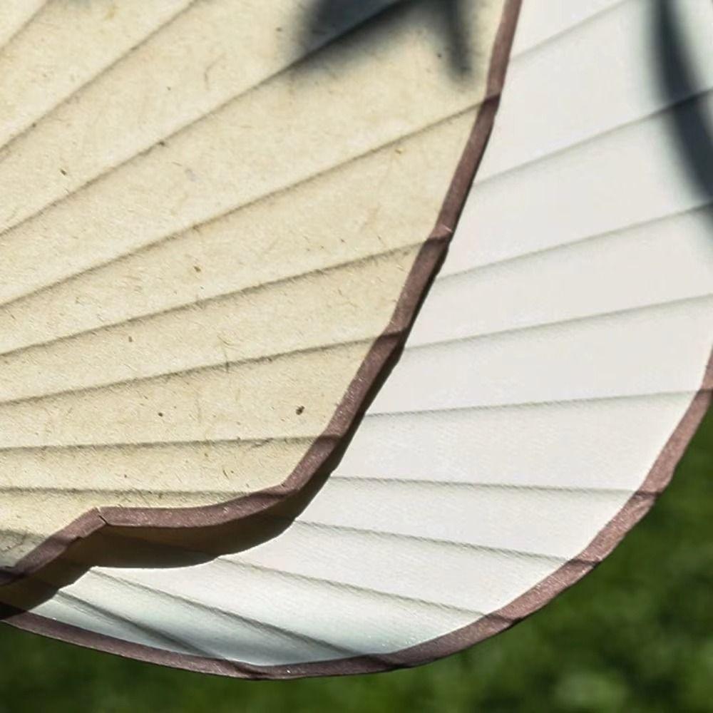 Bamboo Handle DIY Fan Blank DIY Hand Painted Fan Painting Versatile Round Fan