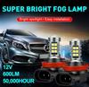 1 Pair H11 Led Fog Light H8 H16 Led Fog Lights 3030 27 LED Fog Lamp P13W FOG LAMP Hb4 9006 9005