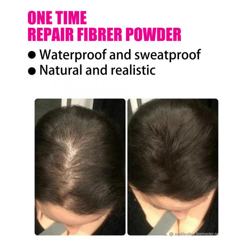 EELHOE Dense Hair Fiber Powder Hair Increase, Hair Volume Fiber Thickness, Hair Powder and Plant Fiber Powder
