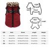 Reflective Winter Dog Clothes For Pet Waterproof Warm Dog Vest With Built-in Harness Puppy Ski Coats Jackets Pets Supplies