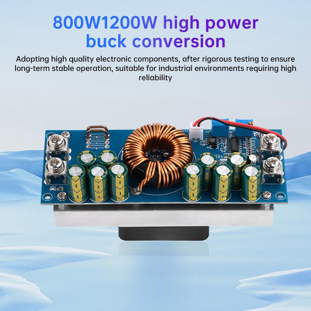 DC Adjustable Buck Power Module DC15V-90V To DC 2.5V-72V 800W/1200W High Power 28A/50A Constant Current Power Boost Module