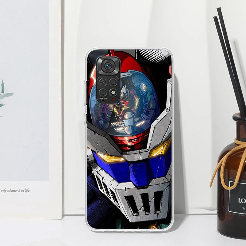 M-Mazinger Z Anime Phone Case For Xiaomi Redmi Note 13 14 12S 11S 10S 12 11E 10 Pro Plus 11T 9S 9 8T 8 7 Art Fundas Back Cover
