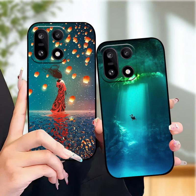 For OnePlus 15 Case 2025 Stylish Painting Shockproof Cover Soft Silicone TPU Bumper For One Plus 15 Oneplus15 PLK110 Phone Bags