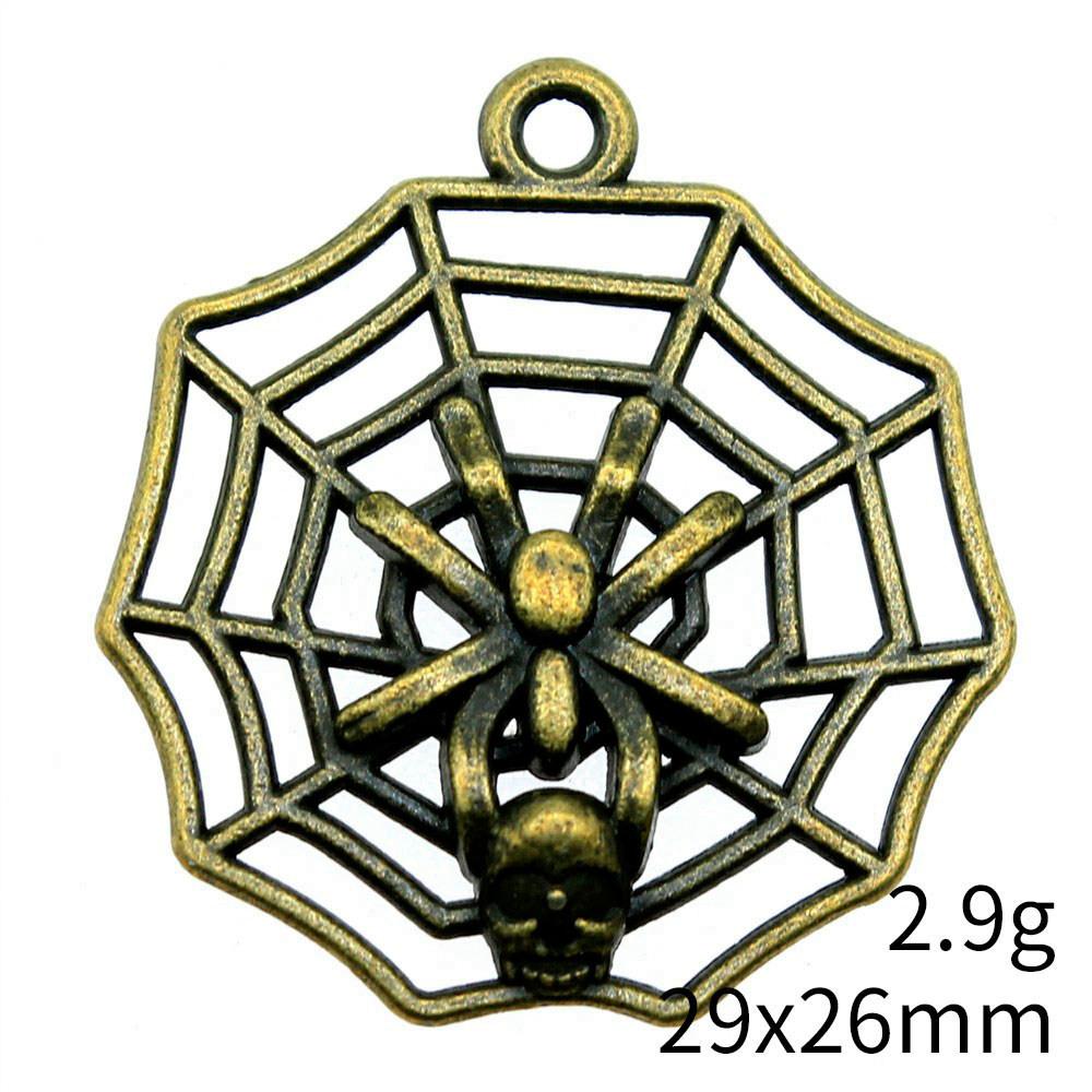 Valentýnský náramek s přívěsky Italský přívěsek s přívěsky pavouka a netopýra Publikum Mužský přívěsek