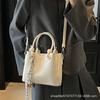 Large-capacity Bag Women's Spring and Summer 2025 New Simple and Versatile Soft Leather Messenger Bag Women's Casual Portable Bucket Bag