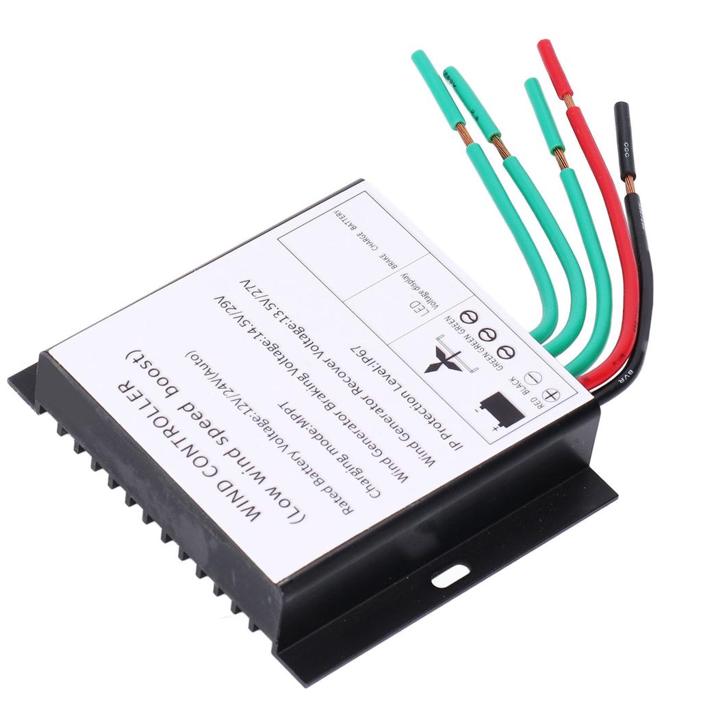 MPPT Wind Turbine Controller 100?400W 12V 24V Auto Match Wind Generator Controller with LED