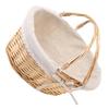 Removable Oval Handwoven Toys Sundries Storage Basket Fruit Basket Picnic Basket Vegetable Basket
