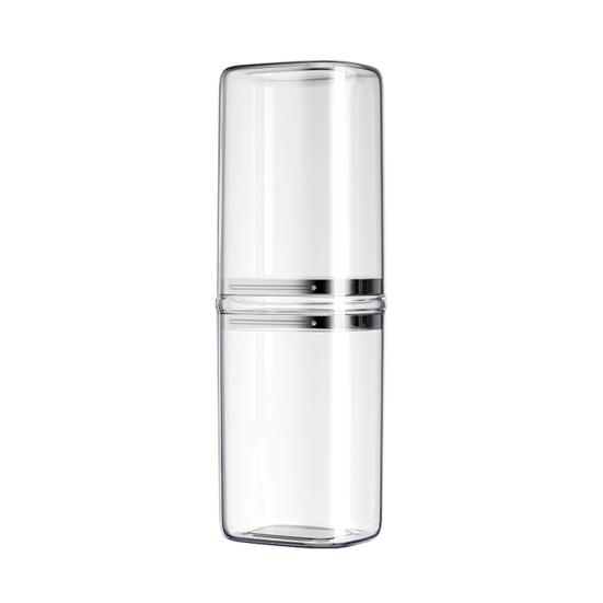 Travel Wash Cup Portable Toothbrush Cup Detachable Mouthwash Cup Leak-Proof Toiletries Storage Box for Travel Business Trips