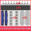 Compatible For ( ECOVACS T50 MAX PRO OMNI ) Replacement Parts Accessories Main Side Brush Mop Cloth Dust Bag Hepa Filter