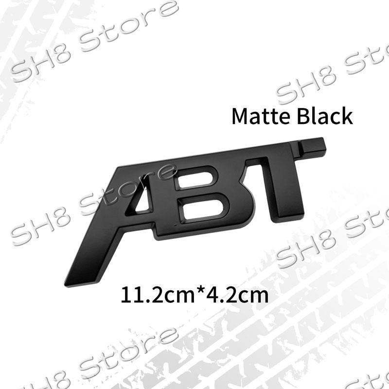 3D Kovové Logo ABT Znak na Přední Mřížku Auta Odznak na Zadní Víko Kufr Nálepka Pro SQ5 RS3 RS4 RS6 S3 S5 Q5 Q8 A3 A4 A6 Decal ABT Příslušenství