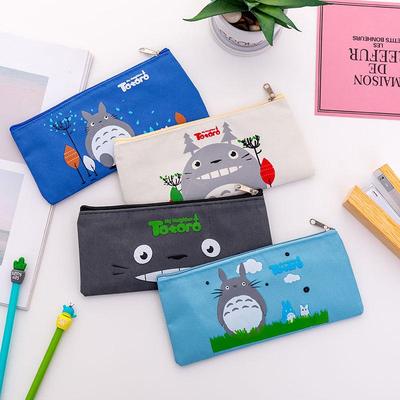 Astuccio Creativo Totoro a Cartone Animato - Regalo Perfetto per Studenti e Bambini, Sacchetto Portapenne per Materiale Scolastico