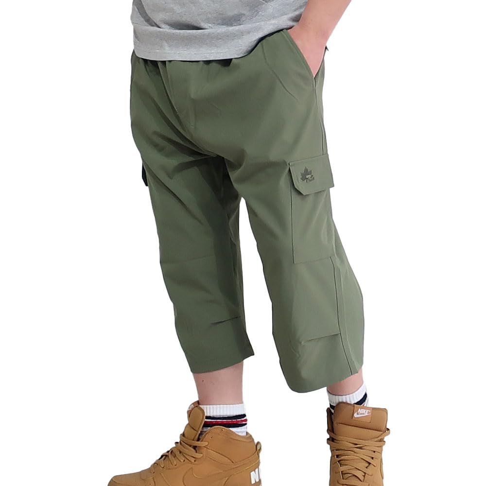 

Men s Plus Size Cropped Pants, 3/4 Length, LOGOS, Sizes 3L, 4L, 5L, XXL, XXXL, XXXXL, 10001389 (4L, Khaki)