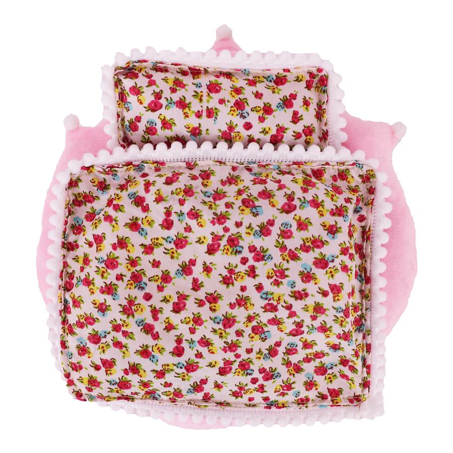 

Набор мини-аксессуаров для куклы 17 см для куклы Labubu Pop 3 шт./набор Кровать+Одеяло+Подушка Пижама Спальный мешок Кукольный домик Подарок,Игрушки для девочки