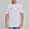 Funny Tshirt Street Wear Unisex Oneck Tshirt Casual Dachshund Heartbeat Silhouette Design Minimalist Teeshirt Teenagers Tee Shirt