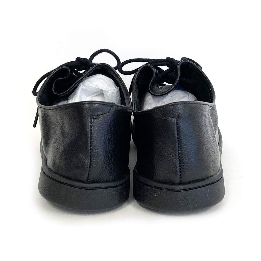 Mobus Women's Genuine Leather Casual Walking Shoes, IRIS (All Black Smooth, Japanese Shoe Size, Adult, 23.0 Cm)