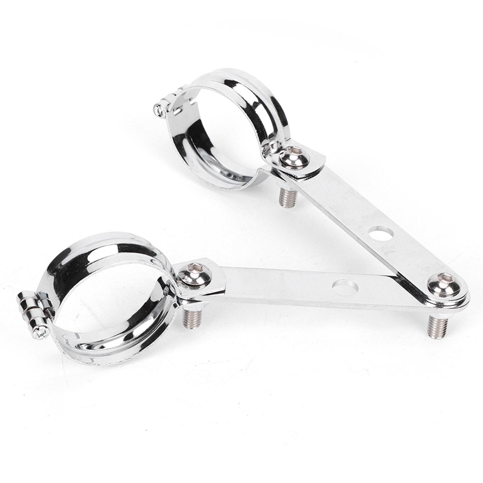 

Ретро Кронштейн фары Вилка Монтажный зажим Универсальный аксессуар Подходит для Honda41‑51мм