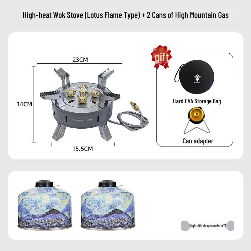 OEING Outdoor Portable High-Power Gas Stove
