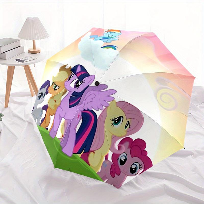 1pc My Little Pony Automatic Opening/closing Umbrella, Foldable Sunshade, Perfect Gift for Friends, Durable Handle Y250812094