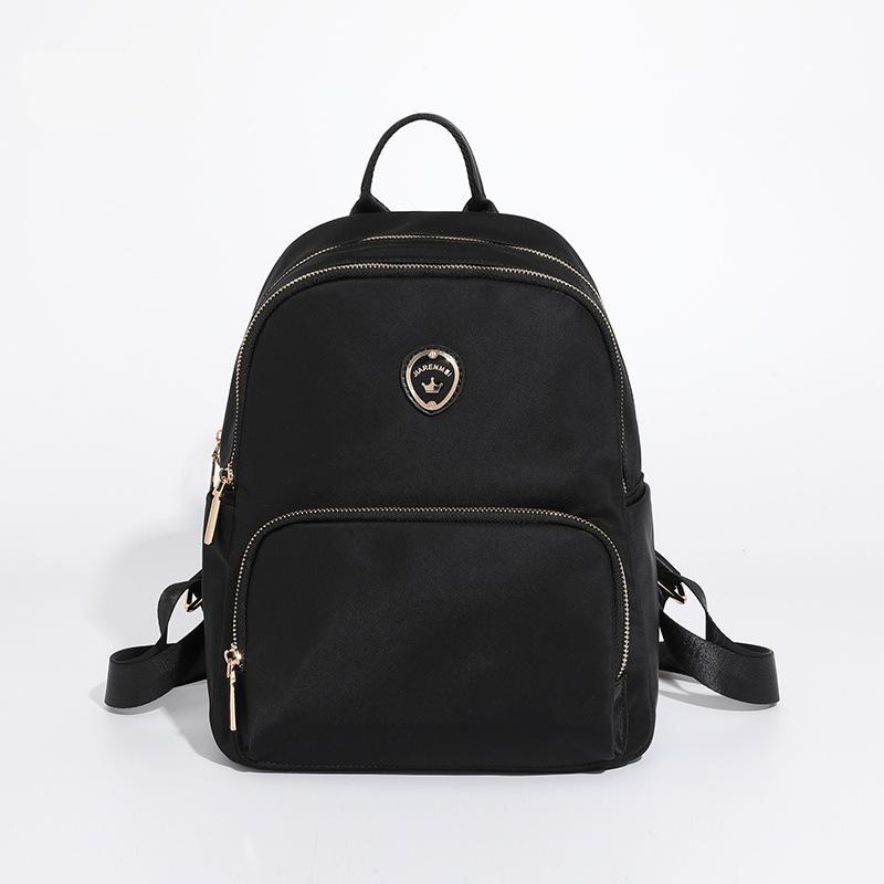 Backpack Oxford Cloth Simple Korean Version Lightweight Women's Summer New Trendy Versatile Schoolbag Large Capacity Commuting Backpack