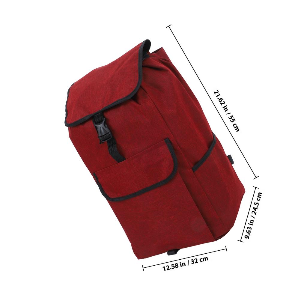 Detachable Shopping Cart Cloth Bag Large Capacity Waterproof Oxford Fabric Trolley Replacement Bag for Daily Errands and Grocery