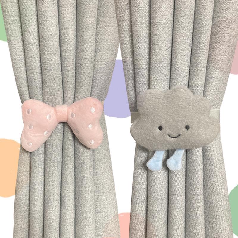 Kreskówkowe pluszowe podwiązki do zasłon do pokojów dziecięcych
