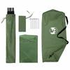 Car Canopy with Roof Green 308 X 215 X 220 Cm Polyester and Steel