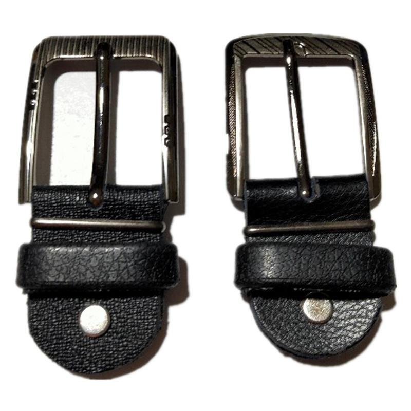 

Мужской кожаный ремень с медной пряжкой-пином 4.0 (Гальваническое покрытие, 3,5 см)