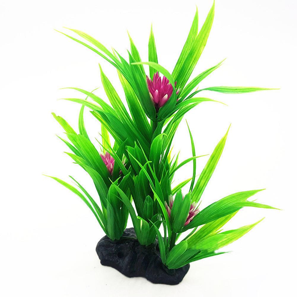 Artificial Water Grass Lifelike Underwater Green Plant Ornament For Aquarium Fish Tank Decorations