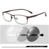 Metal Alloyalloy Photochromic Myopia Eyeglasses Women Men Prescription Spectacles Eyewear +0.5 +0.75 +1 +1.25 +1.5 +2 +2.5 +3.0+