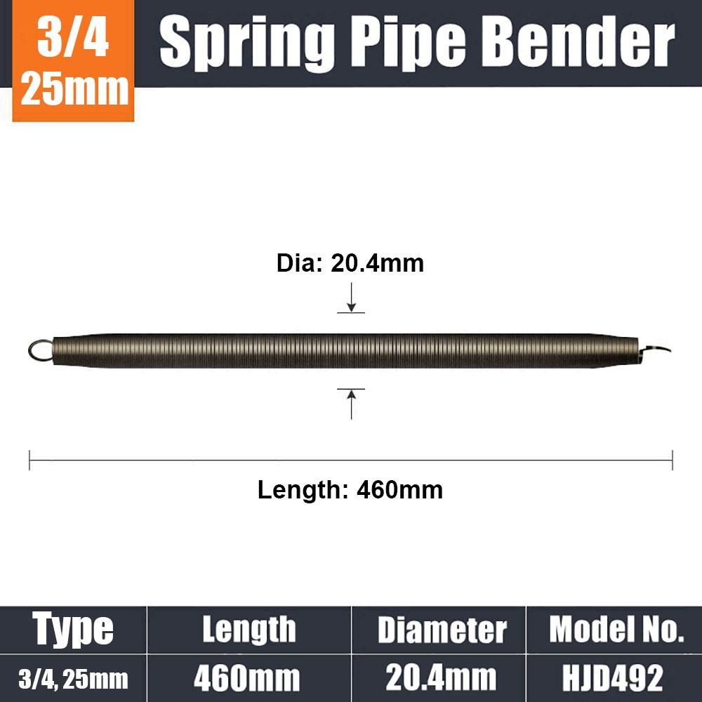 1Pcs 420mm Wire Pipe Bending Tool 3/8 1/2 3/4 Curve Spring Wire Tube  Manual Tool