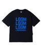 LENGAGEMENT Classic Fit Square Logo Short Sleeve T-Shirt [Blue]