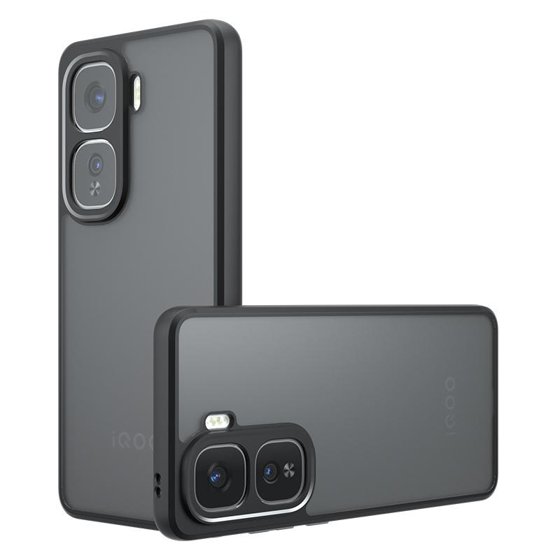 

Полупрозрачный матовый чехол для Vivo iQOO Neo 10 Матовая поликарбонатная задняя крышка для Vivo iQOO Neo 10 Pro Чехол для Vivo iQOO Neo 10 Pro Plus vivo iQOO Neo10 Pro (China) чёрный