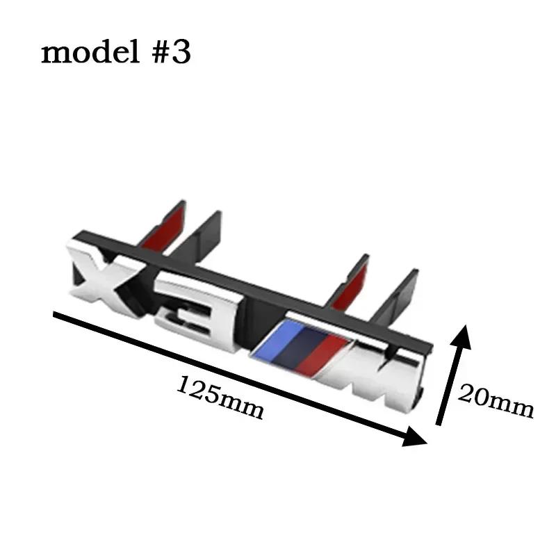 -BMW M Logo 3D Frontgrill Plakette Emblem Für X1 X2 X3 X4 X5 X6 X7 X8 E84 E83 F39 F10 F30 G11 G07 G80 G60 E60 E46 Auto Zubehör