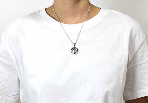 [World Accessories Carmelo] Christian Tree of Life Sterling Silver Pendant Top