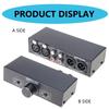 2 Input To 2 Output Fully Balanced Signal Passive Stereo Selectors Switcher Switcher Sound Converters Volumes Adjustable