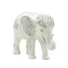 Figurina Decorativa di Elefante Fatta a Mano Finitura Opaca Oggetto Ornamentale per