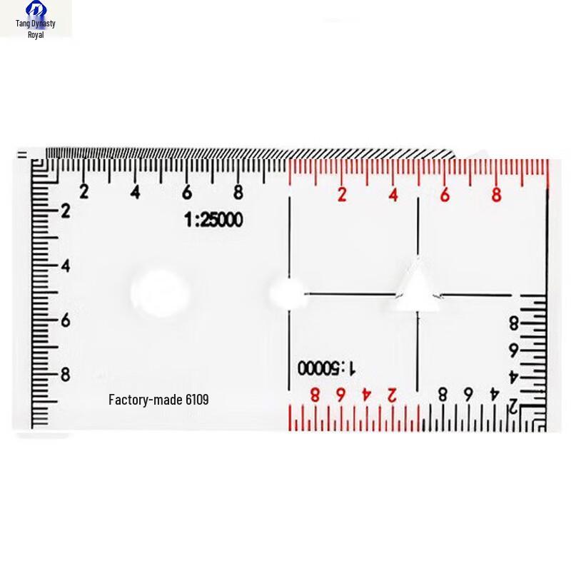 Datangyu Geographic Coordinate Map Ruler Set 5-Piece